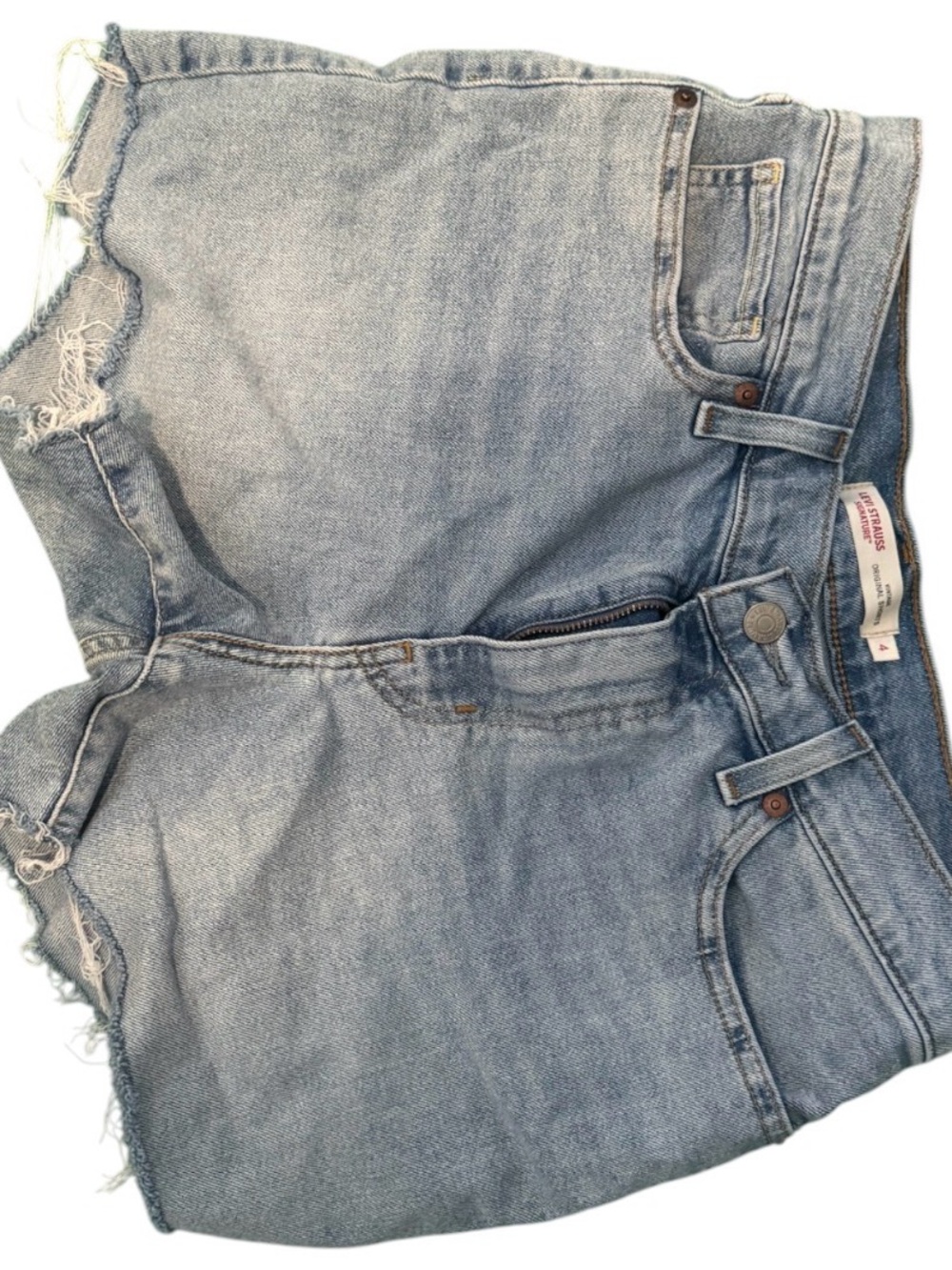 Levi High-Rise Light Blue Denim Women’s Shorts -